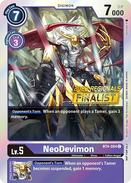 NeoDevimon — Large-Scale Tournaments BT4-084