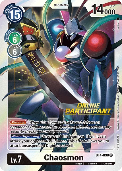Chaosmon — Large-Scale Tournaments BT4-090