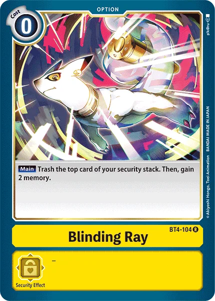 Blinding Ray — Booster GREAT LEGEND [BT04] BT4-104