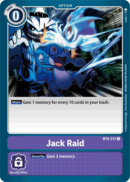 Jack Raid — Booster GREAT LEGEND [BT04] BT4-111