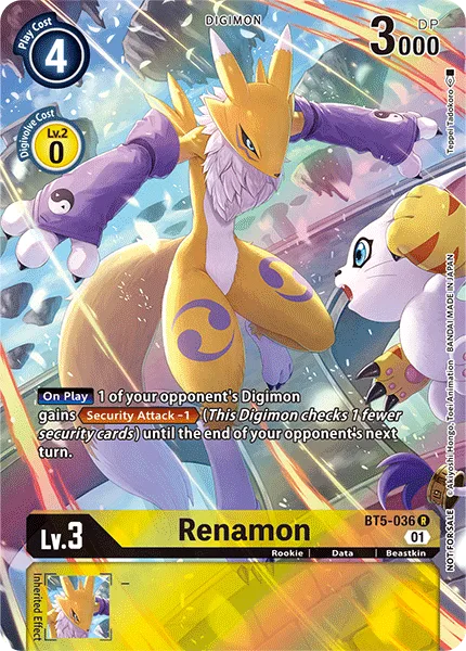 Renamon — Premium Bandai BT5-036