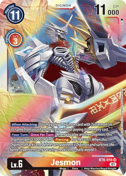 Jesmon — Booster DOUBLE DIAMOND [BT06] BT6-016