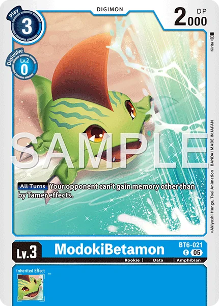ModokiBetamon — Advanced Booster DIGIMON GENERATION [AD-01] BT6-021