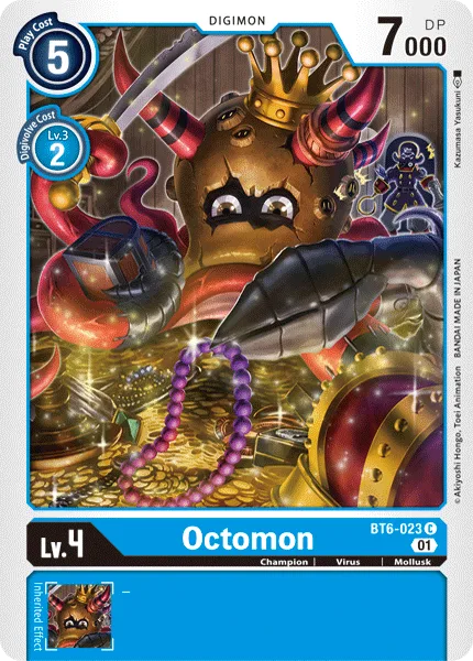Octomon — Booster DOUBLE DIAMOND [BT06] BT6-023