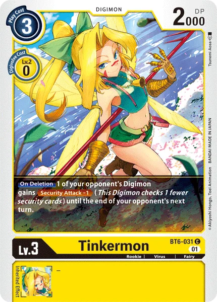 Tinkermon — Booster DOUBLE DIAMOND [BT06] BT6-031