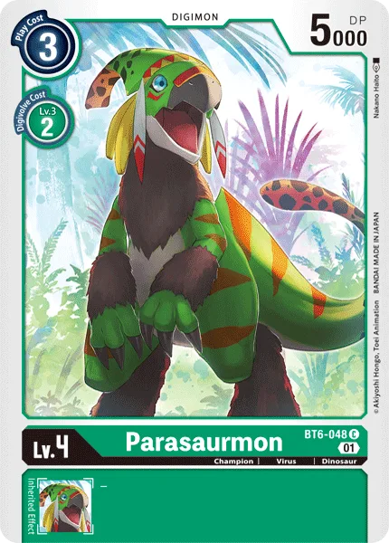 Parasaurmon — Booster DOUBLE DIAMOND [BT06] BT6-048