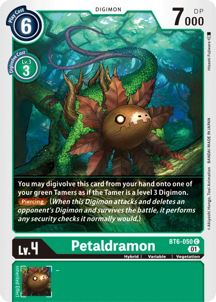 Petaldramon — Booster DOUBLE DIAMOND [BT06] BT6-050