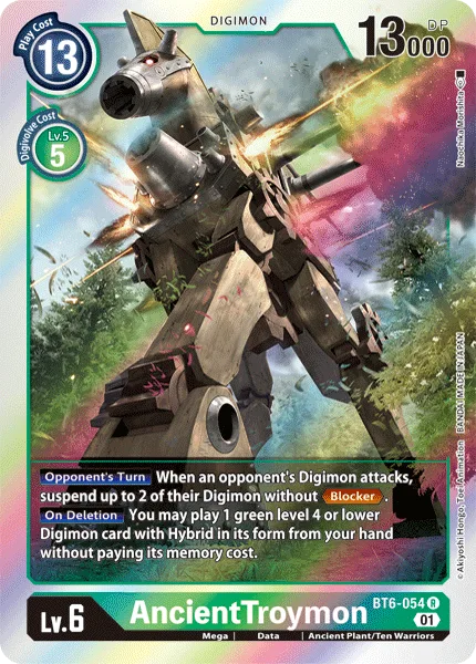 AncientTroymon — Booster DOUBLE DIAMOND [BT06] BT6-054