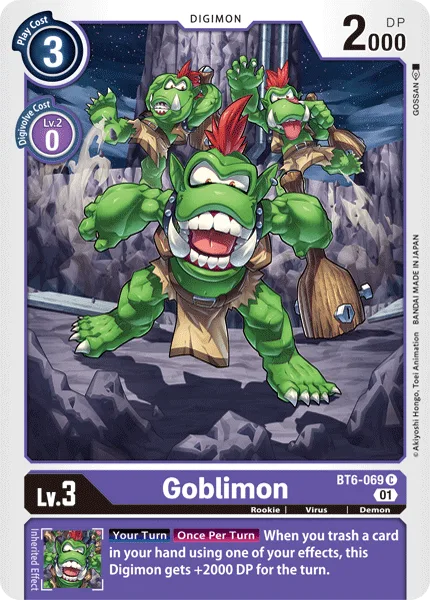 Goblimon — Booster DOUBLE DIAMOND [BT06] BT6-069