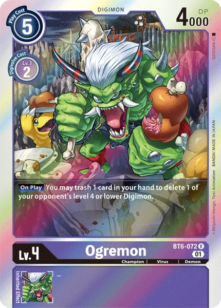 Ogremon — Booster DOUBLE DIAMOND [BT06] BT6-072