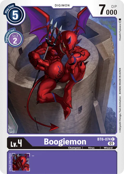 Boogiemon — Booster DOUBLE DIAMOND [BT06] BT6-074