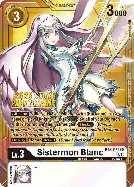 Sistermon Blanc — Store Events BT6-082