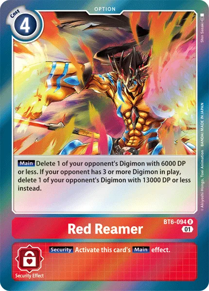 Red Reamer — Booster DOUBLE DIAMOND [BT06] BT6-094