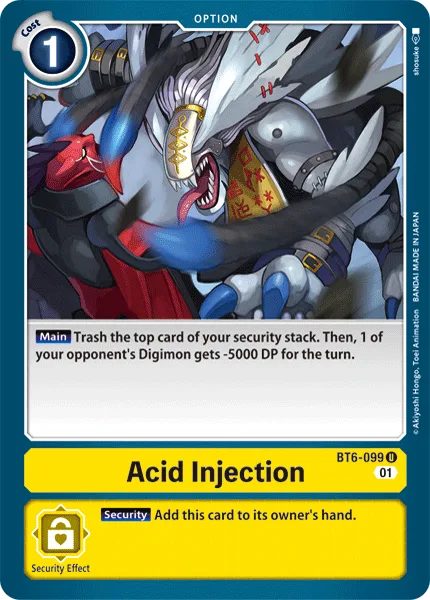 Acid Injection — Booster DOUBLE DIAMOND [BT06] BT6-099