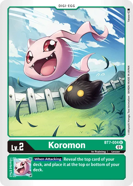 Koromon — Booster NEXT ADVENTURE [BT07] BT7-004