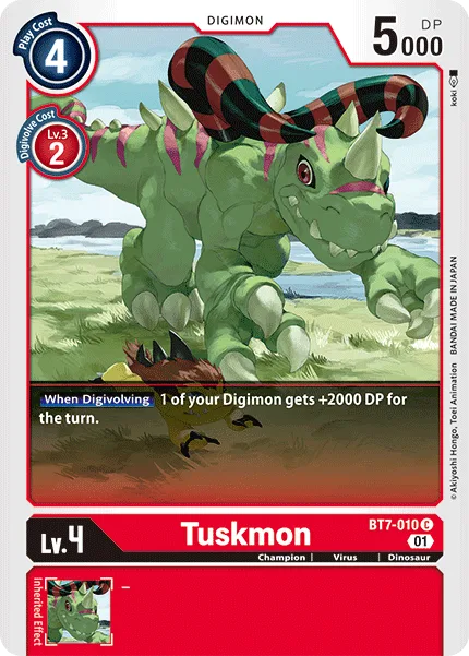 Tuskmon — Booster NEXT ADVENTURE [BT07] BT7-010