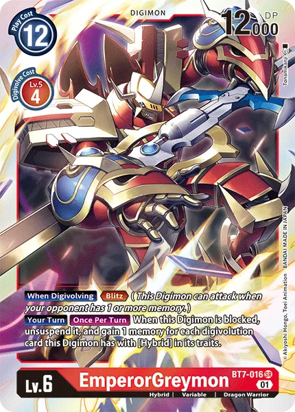 EmperorGreymon — Booster NEXT ADVENTURE [BT07] BT7-016