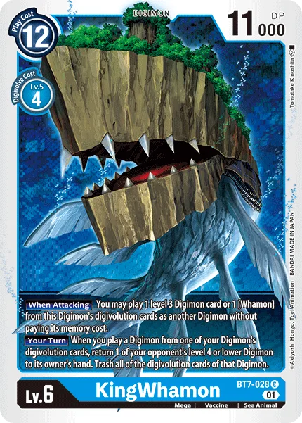 KingWhamon — Booster NEXT ADVENTURE [BT07] BT7-028