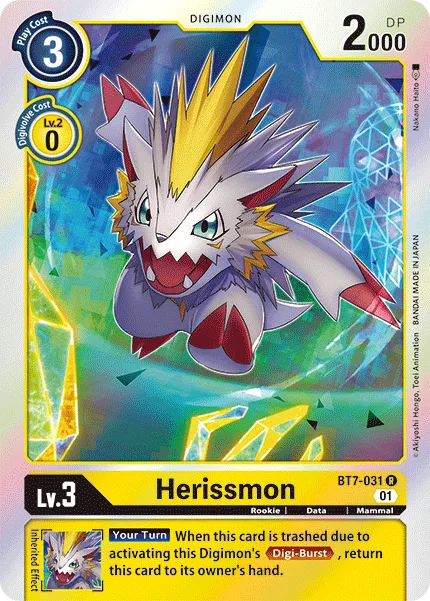Herissmon — Booster NEXT ADVENTURE [BT07] BT7-031
