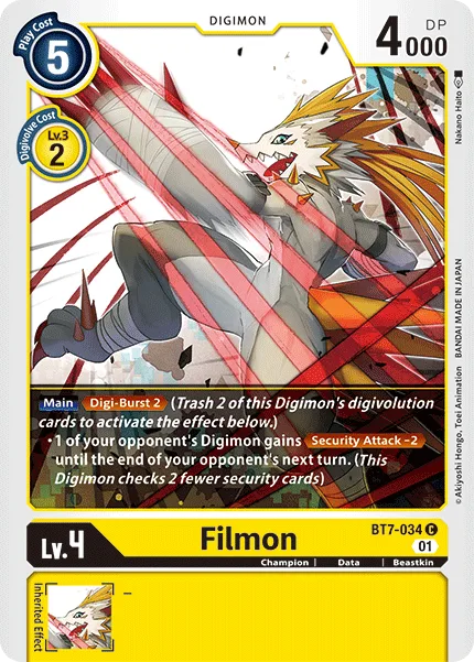 Filmon — Booster NEXT ADVENTURE [BT07] BT7-034
