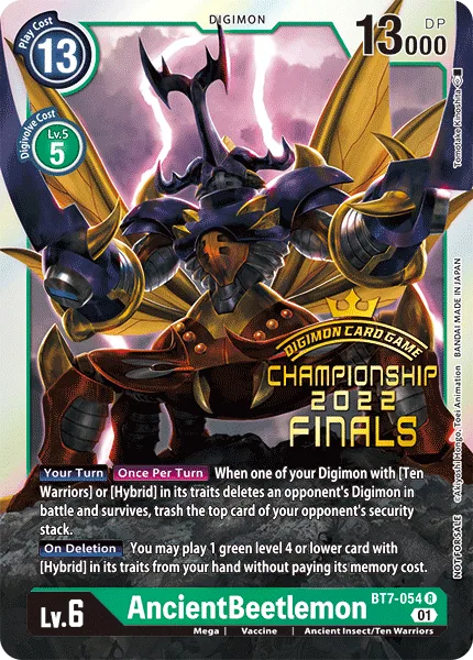 AncientBeetlemon — Large-Scale Tournaments BT7-054