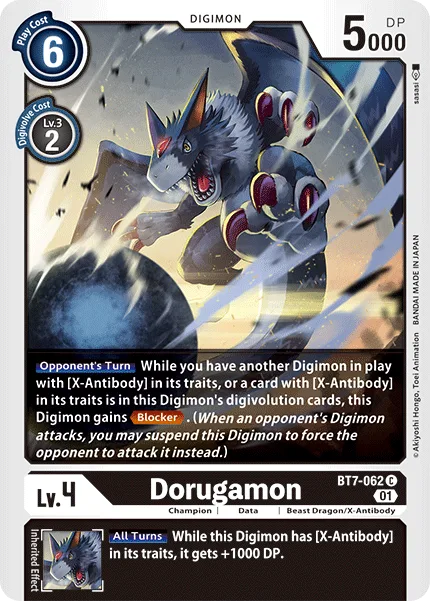 Dorugamon — Booster NEXT ADVENTURE [BT07] BT7-062