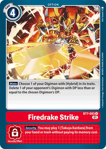 Firedrake Strike — Booster NEXT ADVENTURE [BT07] BT7-093