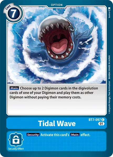 Tidal Wave — Booster NEXT ADVENTURE [BT07] BT7-097