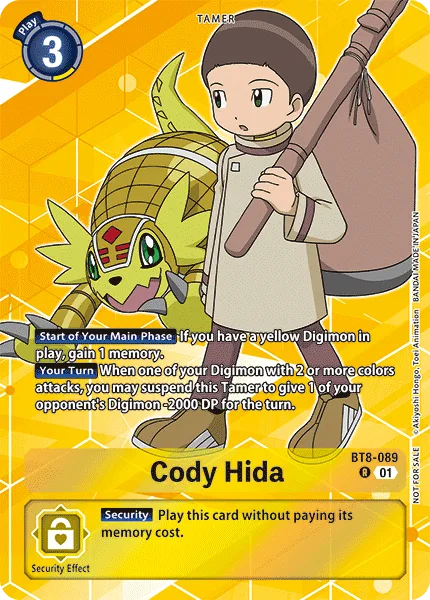 Cody Hida — Store Events BT8-089