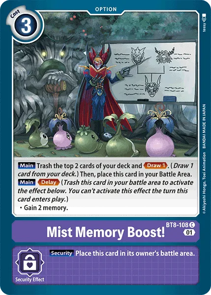 Mist Memory Boost! — Booster NEW AWAKENING [BT08] BT8-108
