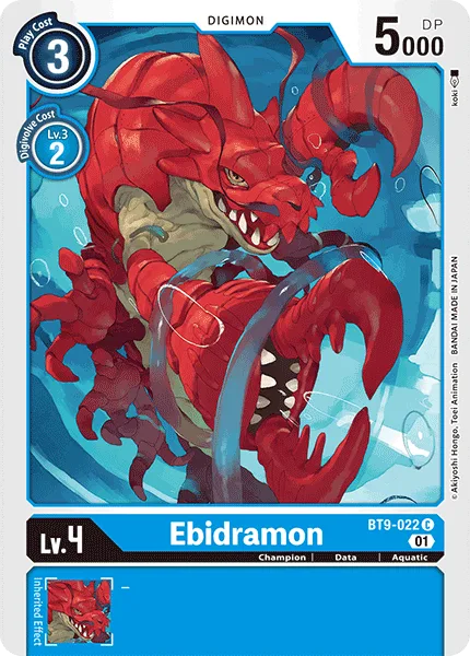 Ebidramon — Booster X RECORD [BT09] BT9-022