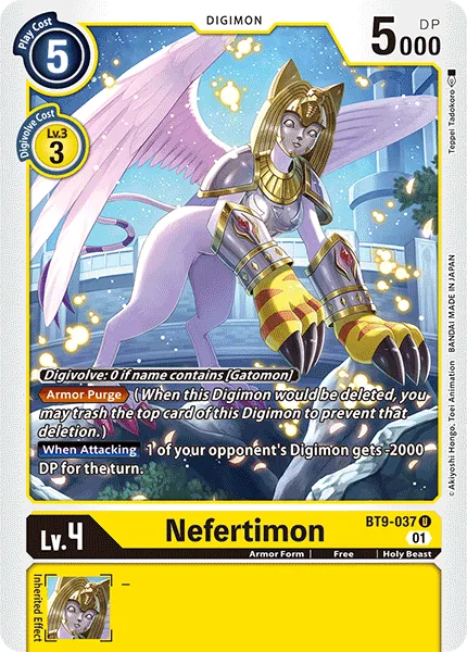 Nefertimon — Booster X RECORD [BT09] BT9-037