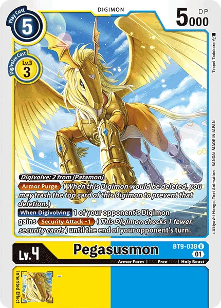 Pegasusmon — Booster X RECORD [BT09] BT9-038