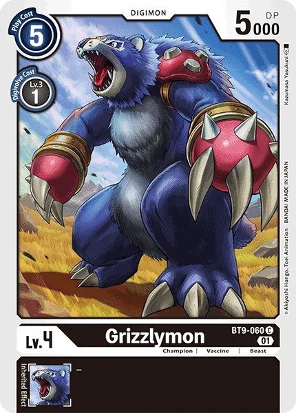 Grizzlymon — Booster X RECORD [BT09] BT9-060
