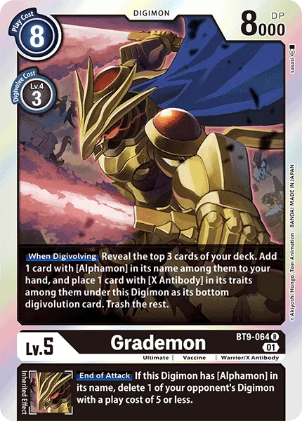 Grademon — Booster X RECORD [BT09] BT9-064
