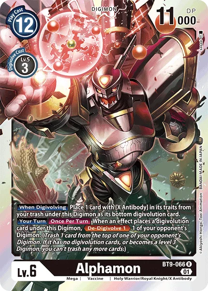 Alphamon — Booster X RECORD [BT09] BT9-066