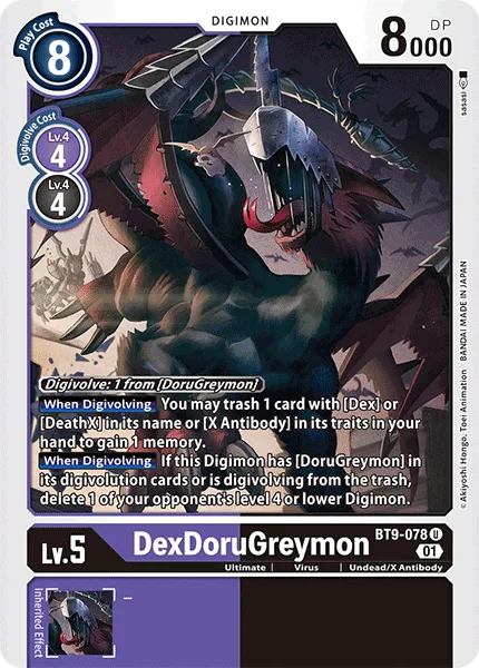 DexDoruGreymon — Booster X RECORD [BT09] BT9-078