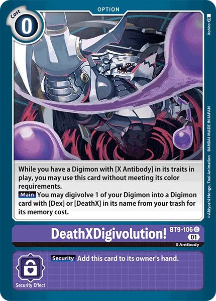 DeathXDigivolution! — Booster X RECORD [BT09] BT9-106
