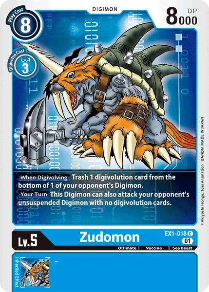 Zudomon — Theme Booster CLASSIC COLLECTION [EX01] EX1-018