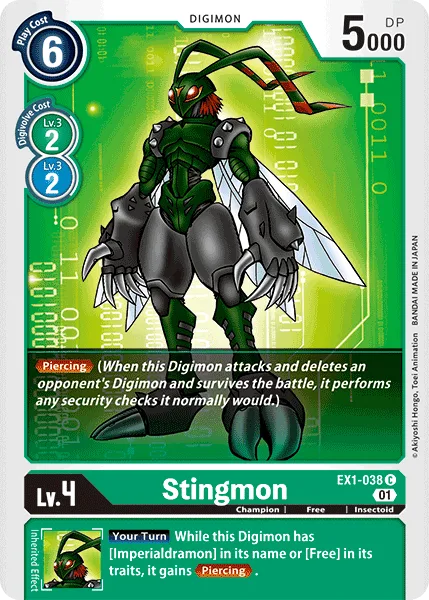 Stingmon — Theme Booster CLASSIC COLLECTION [EX01] EX1-038