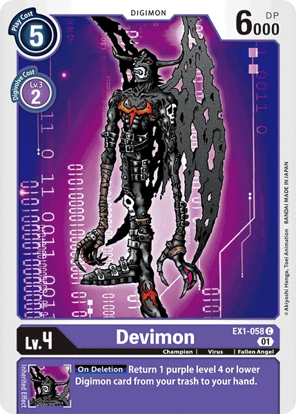 Devimon — Theme Booster CLASSIC COLLECTION [EX01] EX1-058