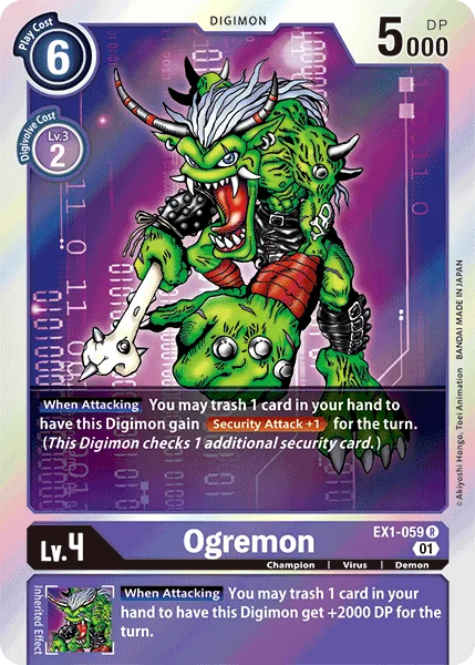 Ogremon — Theme Booster CLASSIC COLLECTION [EX01] EX1-059