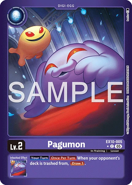 Pagumon — Extra Booster SINISTER ORDER [EX-10] EX10-005