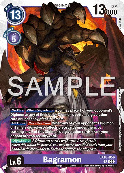 Bagramon — Extra Booster SINISTER ORDER [EX-10] EX10-056