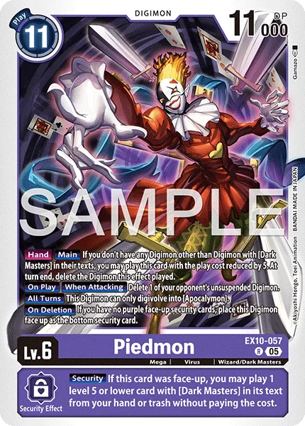 Piedmon — Extra Booster SINISTER ORDER [EX-10] EX10-057