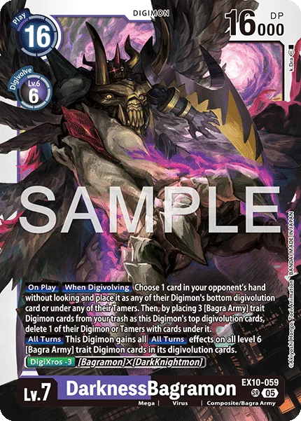 DarknessBagramon — Extra Booster SINISTER ORDER [EX-10] EX10-059