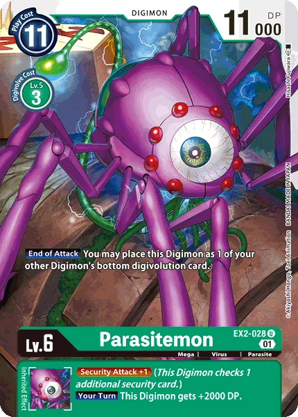 Parasitemon — Theme Booster DIGITAL HAZARD [EX-02] EX2-028