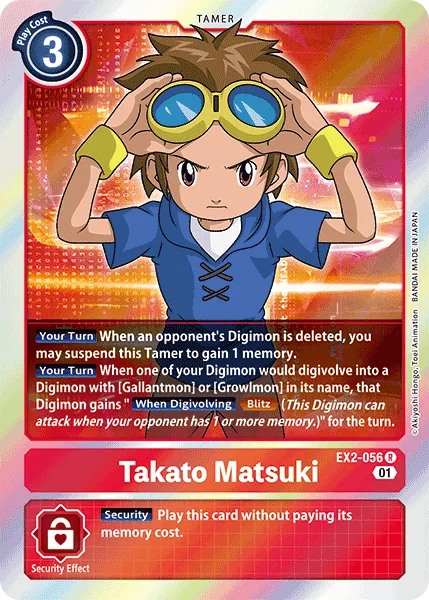 Takato Matsuki — Theme Booster DIGITAL HAZARD [EX-02] EX2-056
