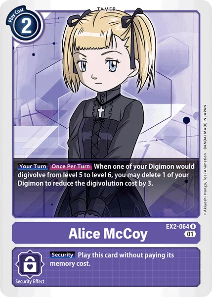Alice McCoy — Theme Booster DIGITAL HAZARD [EX-02] EX2-064