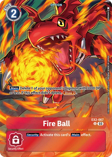 Fire Ball — Advanced Deck DOUBLE TYPHOON [ST17] EX2-067